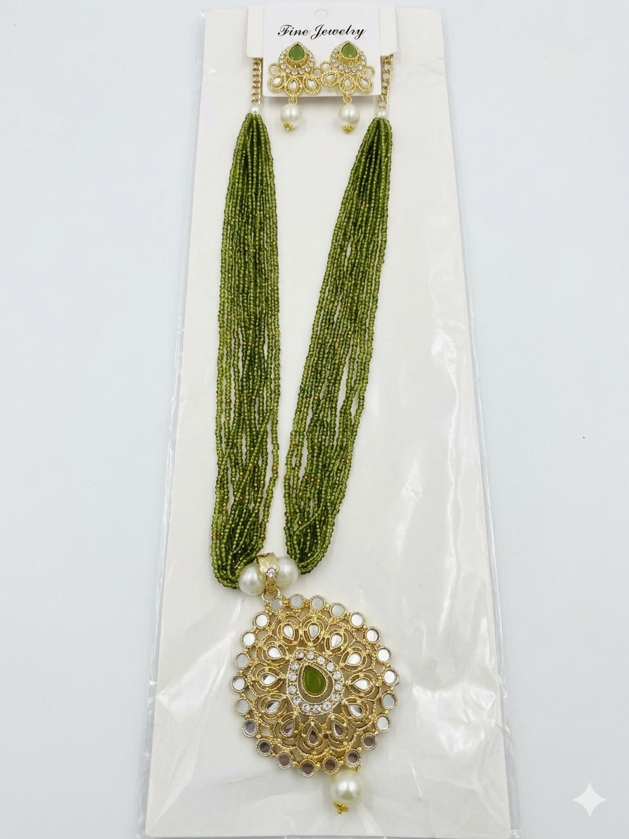 Traditional South Asian Kari  jewellery set