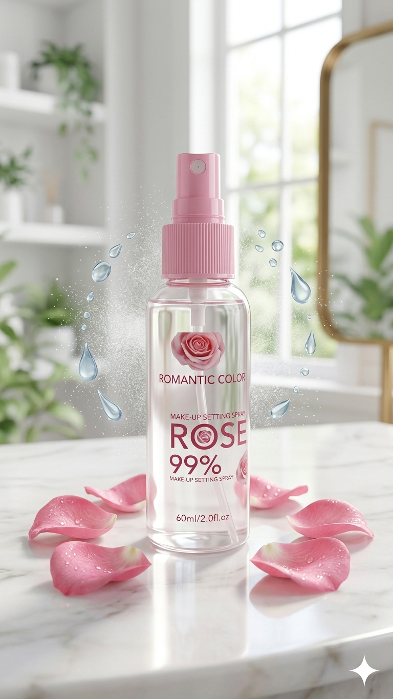 Romantic Color Rose 99% Makeup Setting Spray - 60ml