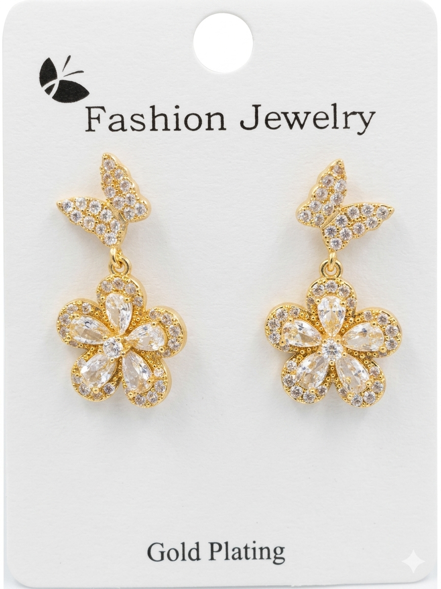 Crystal Flora Drop (Golden)